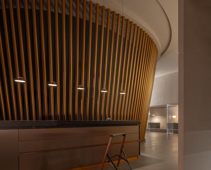 GUOCIO exhibition space showcasing the integration of technology, aesthetics, and philosophy in lighting design