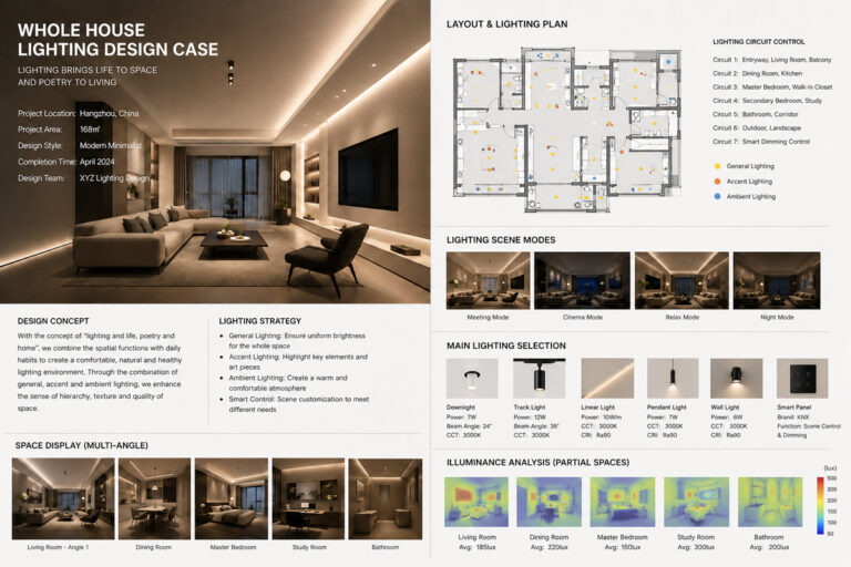 A lighting consultant providing expert product recommendations and design blueprints