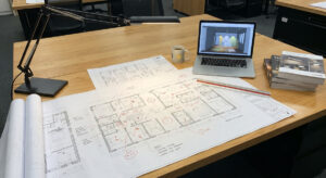 Architectural floor plans and blueprints required for lighting design services