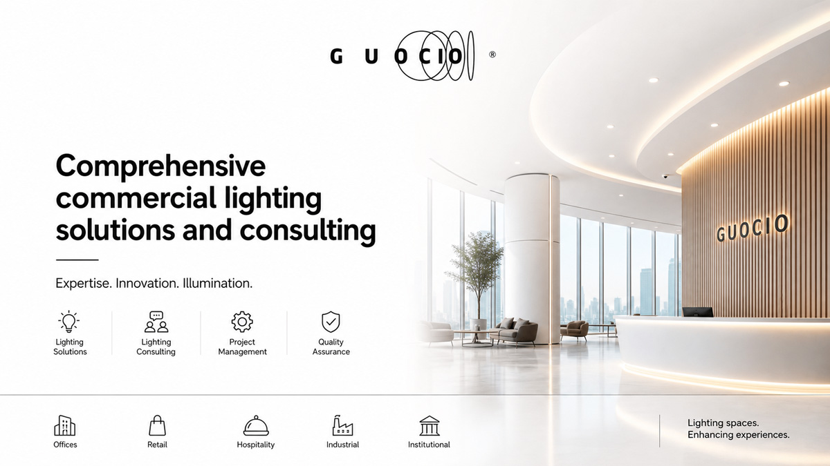 Comprehensive commercial lighting solutions and consulting by Guocio