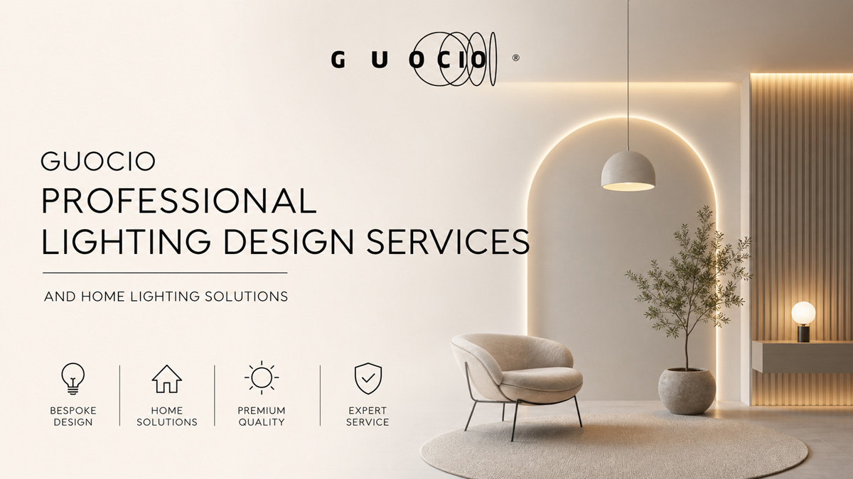 Guocio professional lighting design services and home lighting solutions